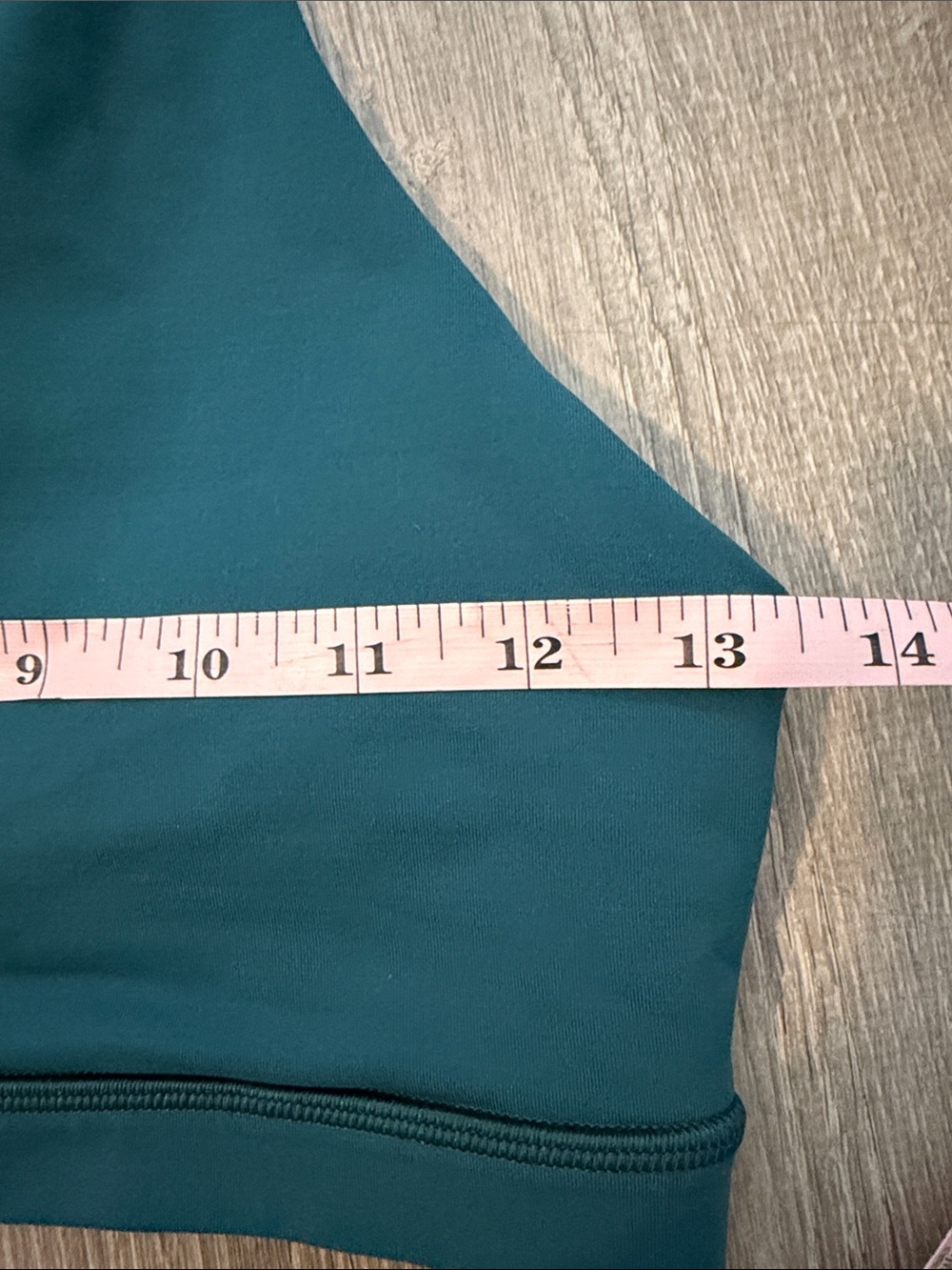 Lululemon Sz 6 Tied To It Open Lace-Up Back Deep Teal High-Neck Yoga Sports Bra - Picture 5 of 6